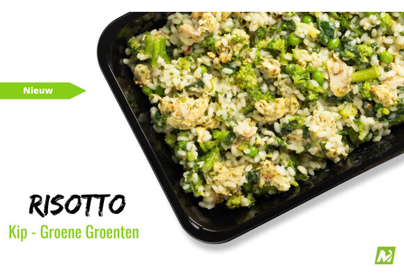 Spiermassa-Risotto-Kip