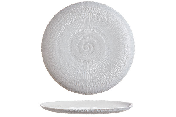 Ammonite dessertbord granit d19cm