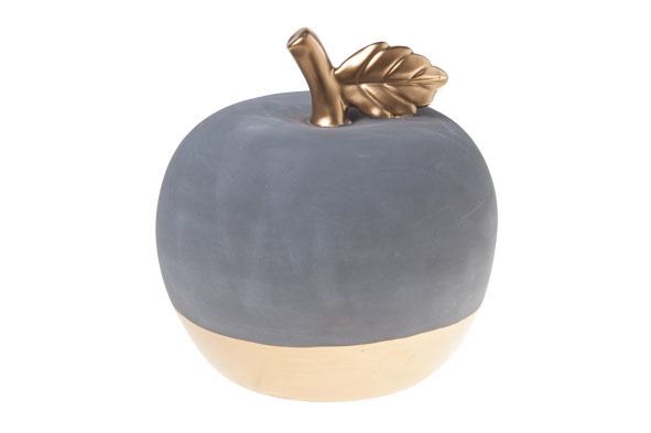 Appel mat koper aardewerk 16x16x17cm