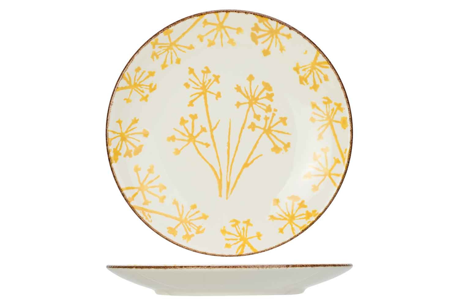 Anis yellow dessertbord d21,9cm