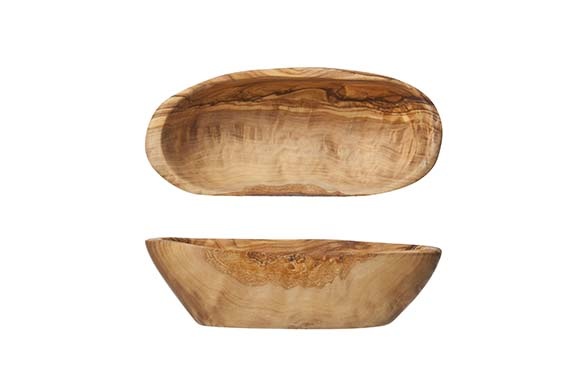 Aperoschaal 12-15cm olijfhout