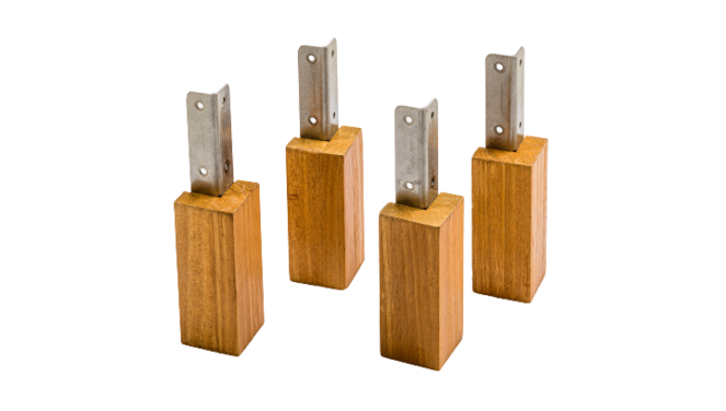 Evolar Opstelvoetjes voor Airco Omkasting - Wood - Set 4 stuks