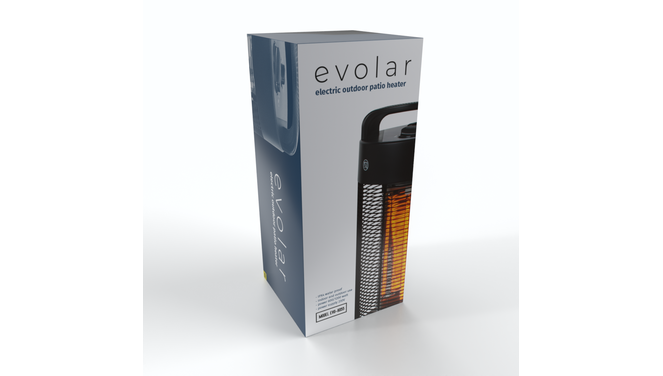 Evolar EVO-HD55 Elektrische Heater - 600/1200W - Zwenkbaar 360º
