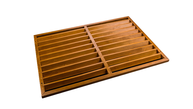Evolar Backcover voor Airco Omkasting - Wood - Uitbreiding XS 600 x 900 MM