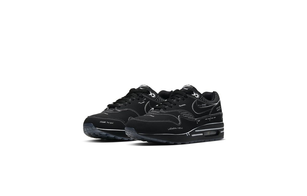 air max 1 sketch to shelf black