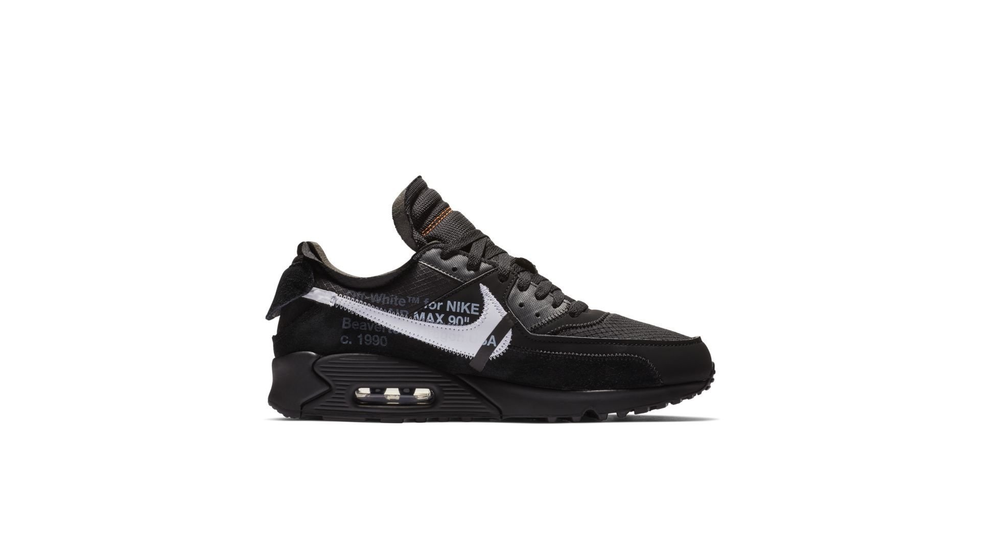 black air max 90 off white