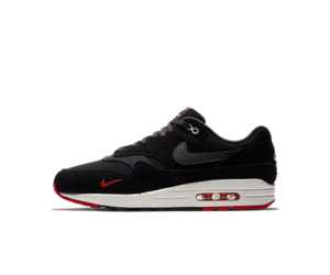 air max 1 mini swoosh black red