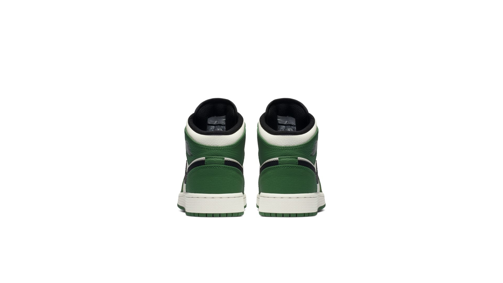 air jordan 1 mid gs pine green