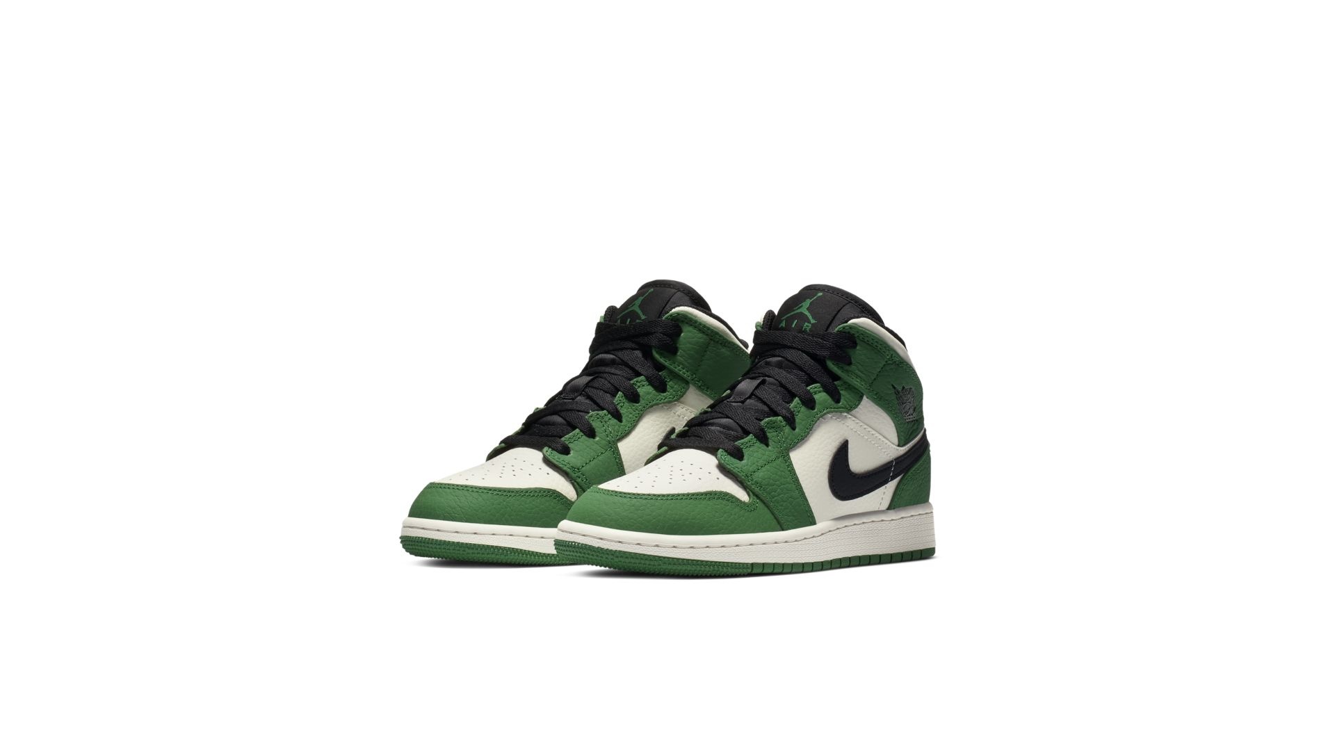 air jordan 1 mid pine green gs