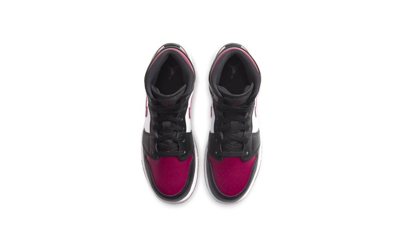 air jordan 1 mid bred toe gs