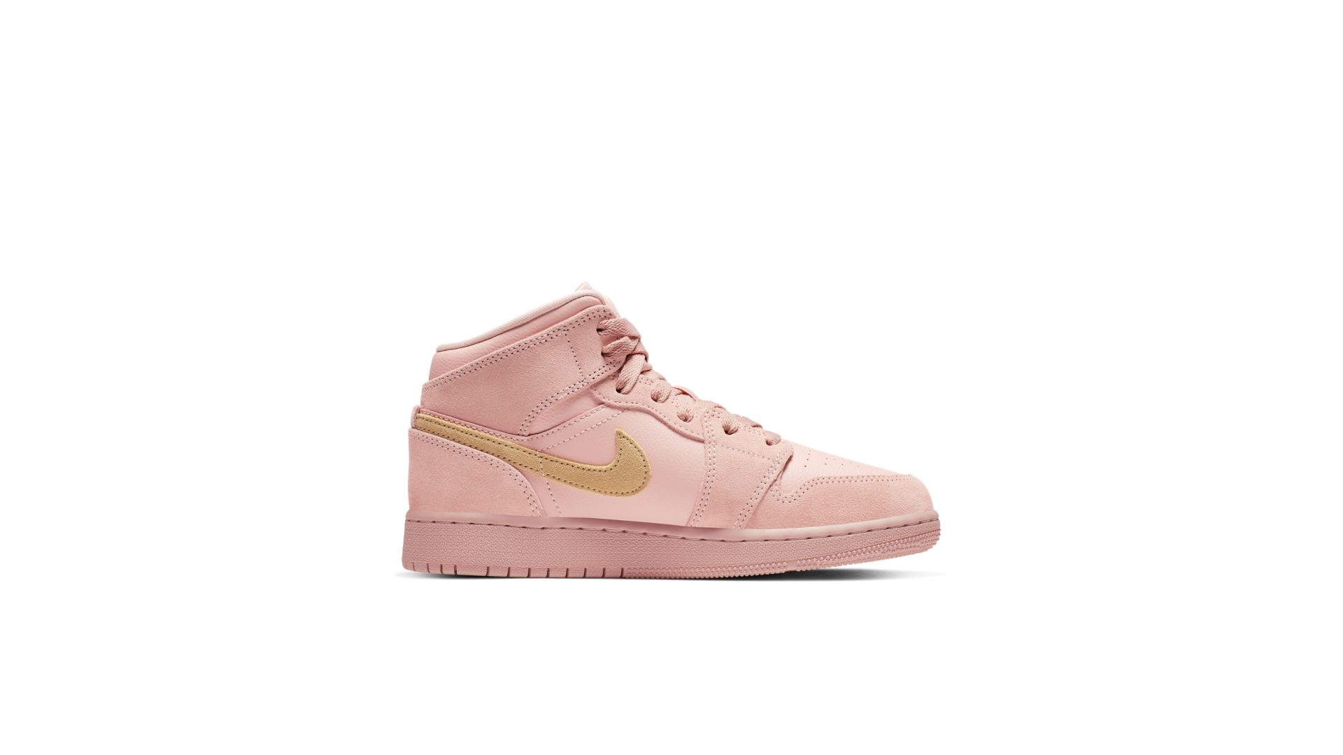 jordan 1 pink and gold