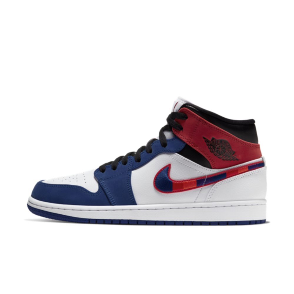 Air Jordan 1 Mid 'Multi-Color Swoosh 