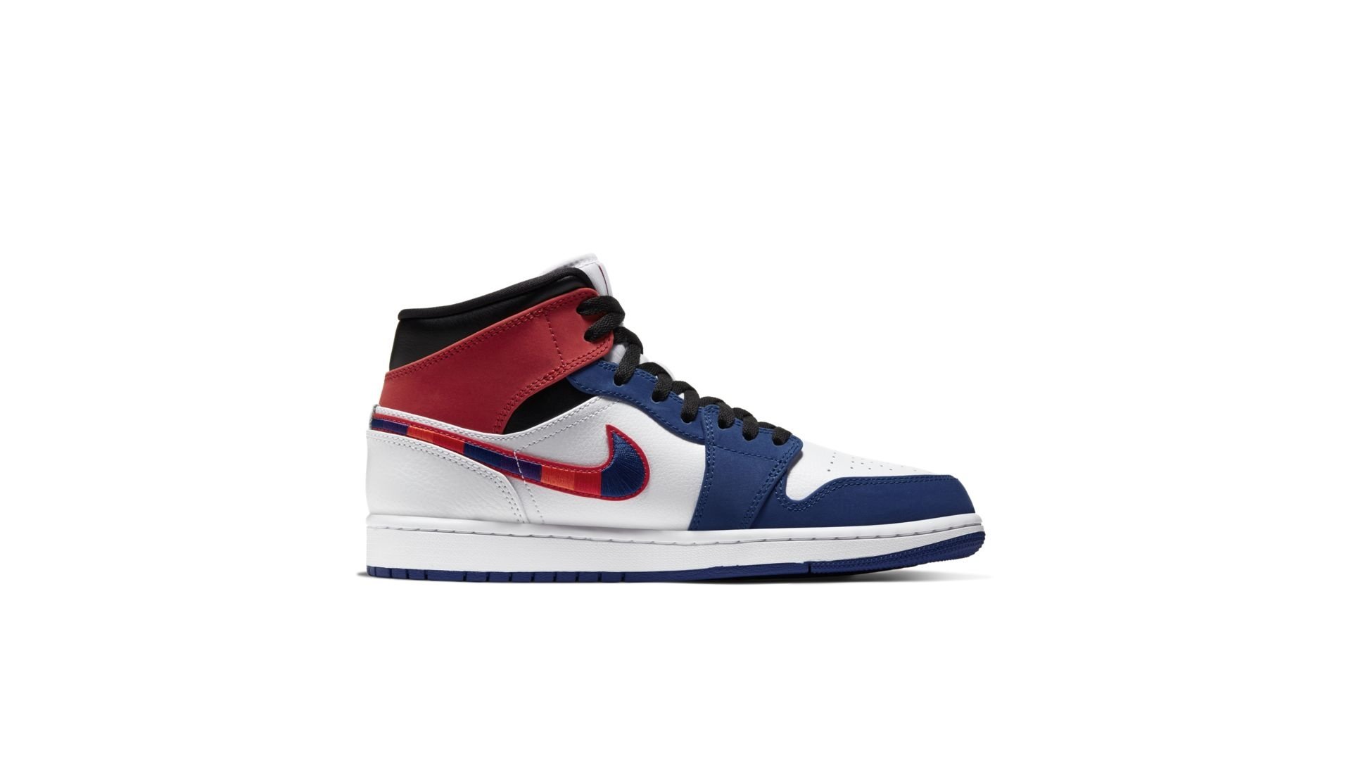 Air Jordan 1 Mid 'Multi-Color Swoosh 