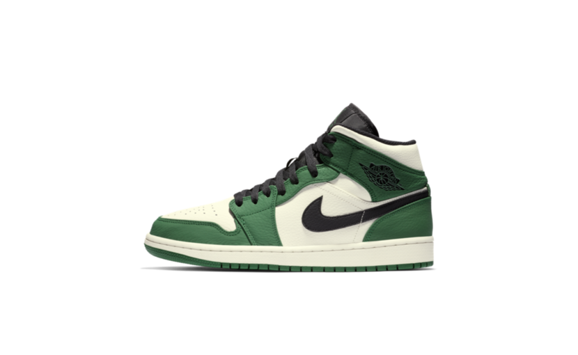 Air Jordan 1 Mid 'Pine Green' - Sneakin