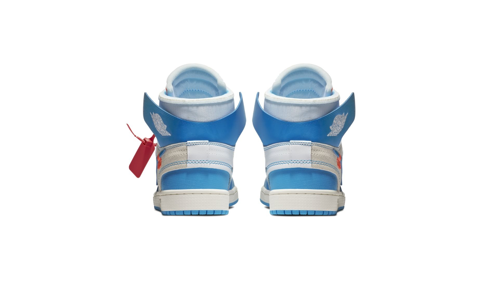 baby blue off white jordans