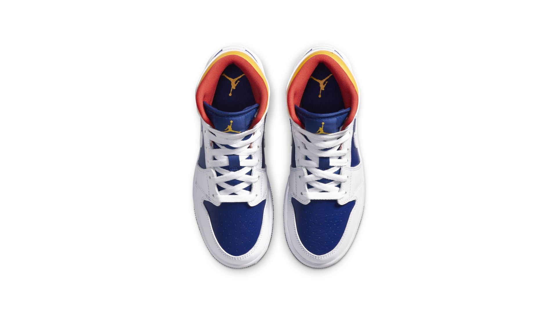 jordan 1 mid blue orange