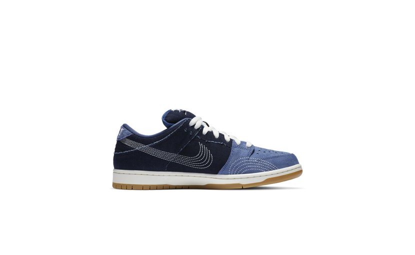 Nike SB Dunk Low 'Denim Sashiko' - Sneakin