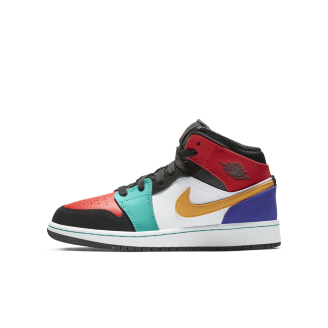 air jordan 1 mid gs multicolor