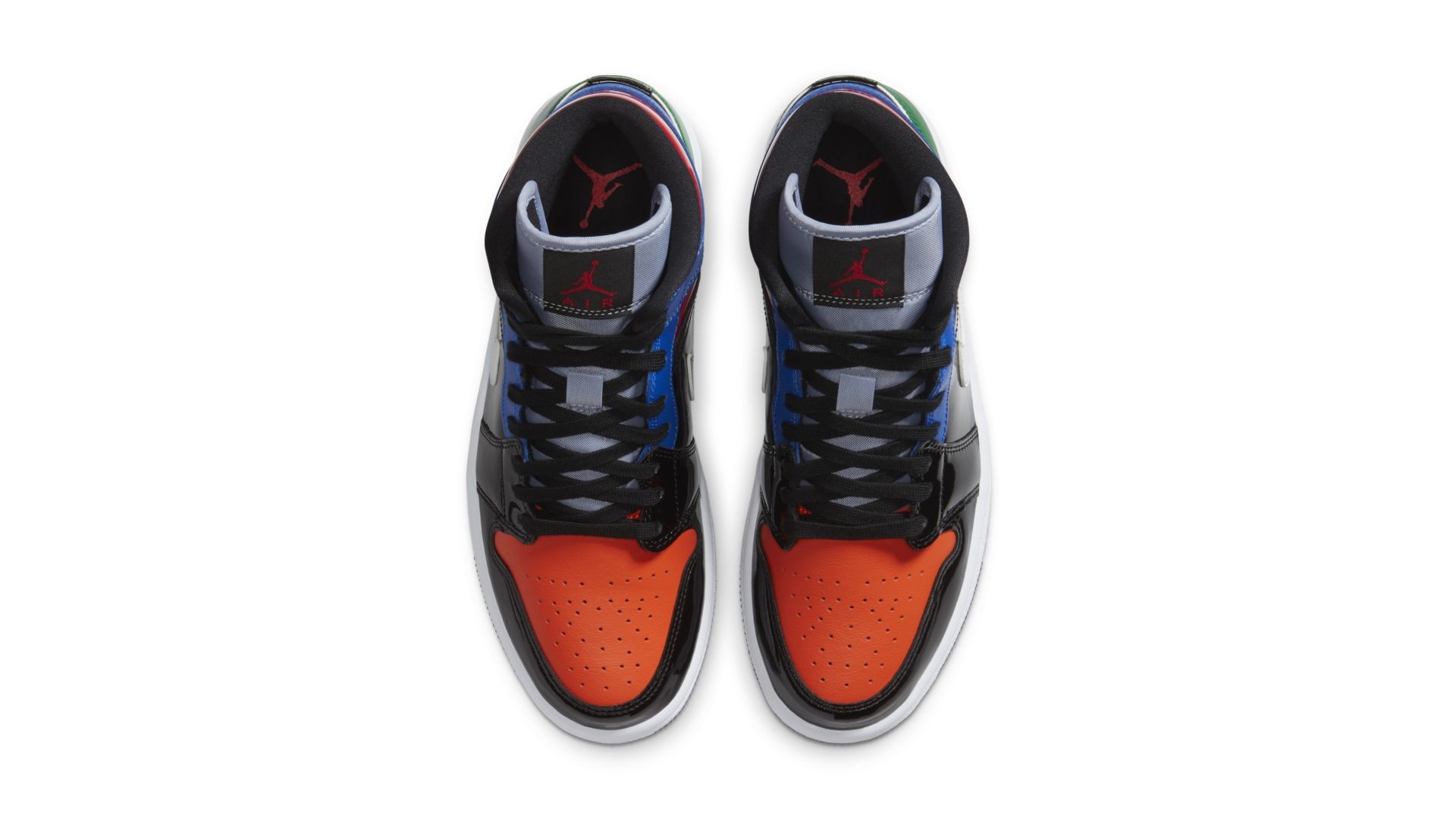 air jordan 1 mid patent multi