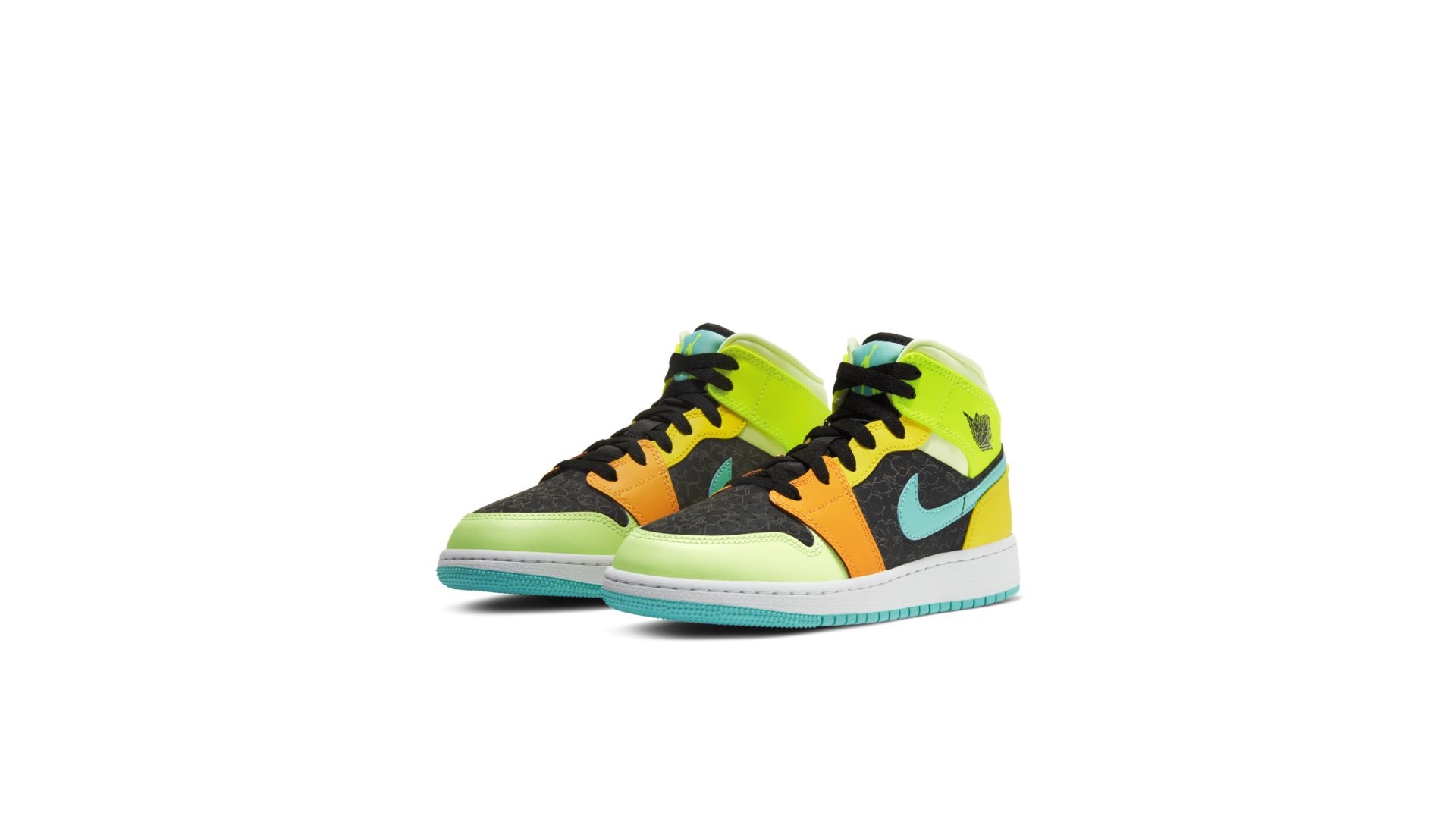 nike air jordan 1 mid aurora green