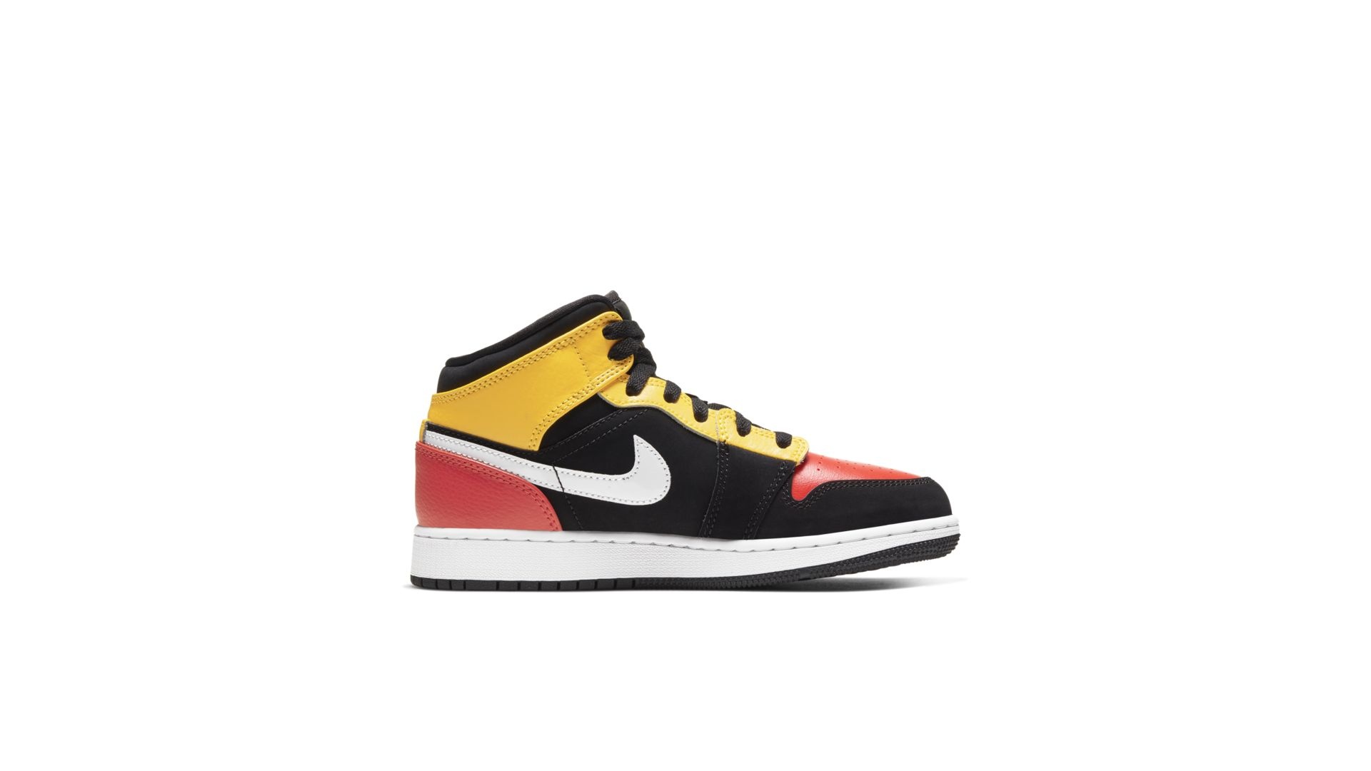 Air Jordan 1 Mid 'Black Amarillo Team 