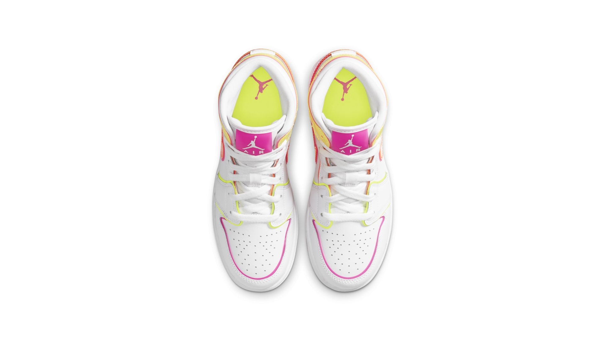 air jordan 1 mid edge glow womens