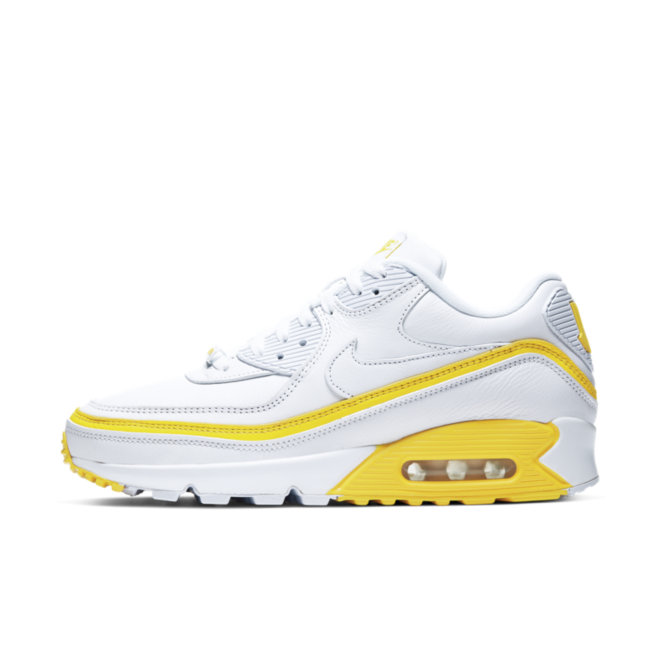 nike air max 90 undefeated white optic yellow