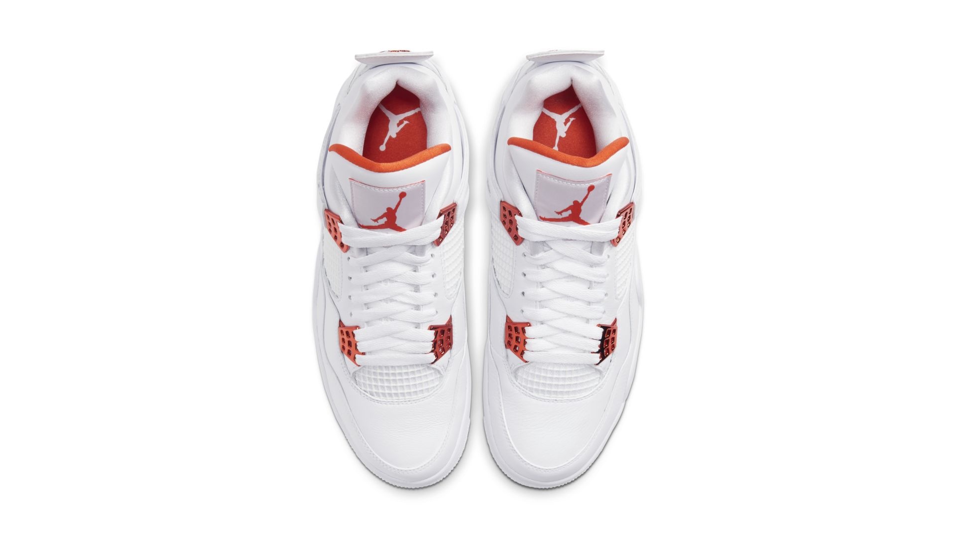 nike air jordan 4 metallic orange