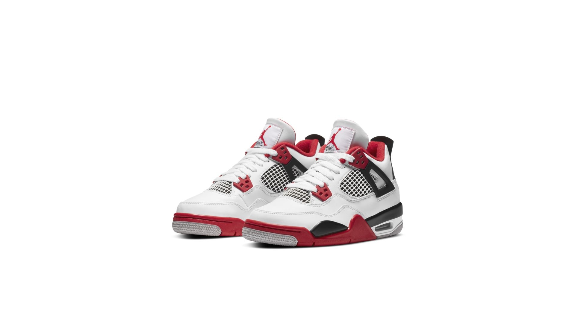 fire red air jordan 4