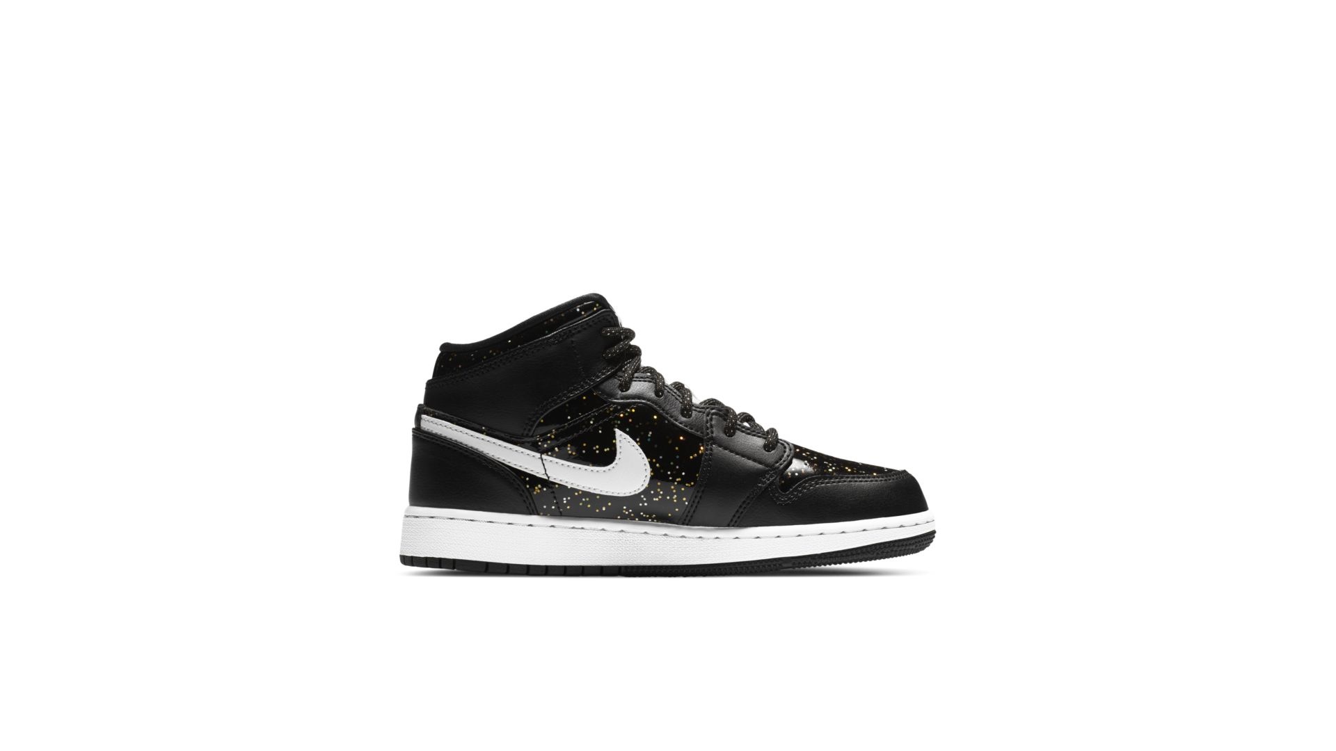 Air Jordan 1 Mid 'Black Speckle' (GS 