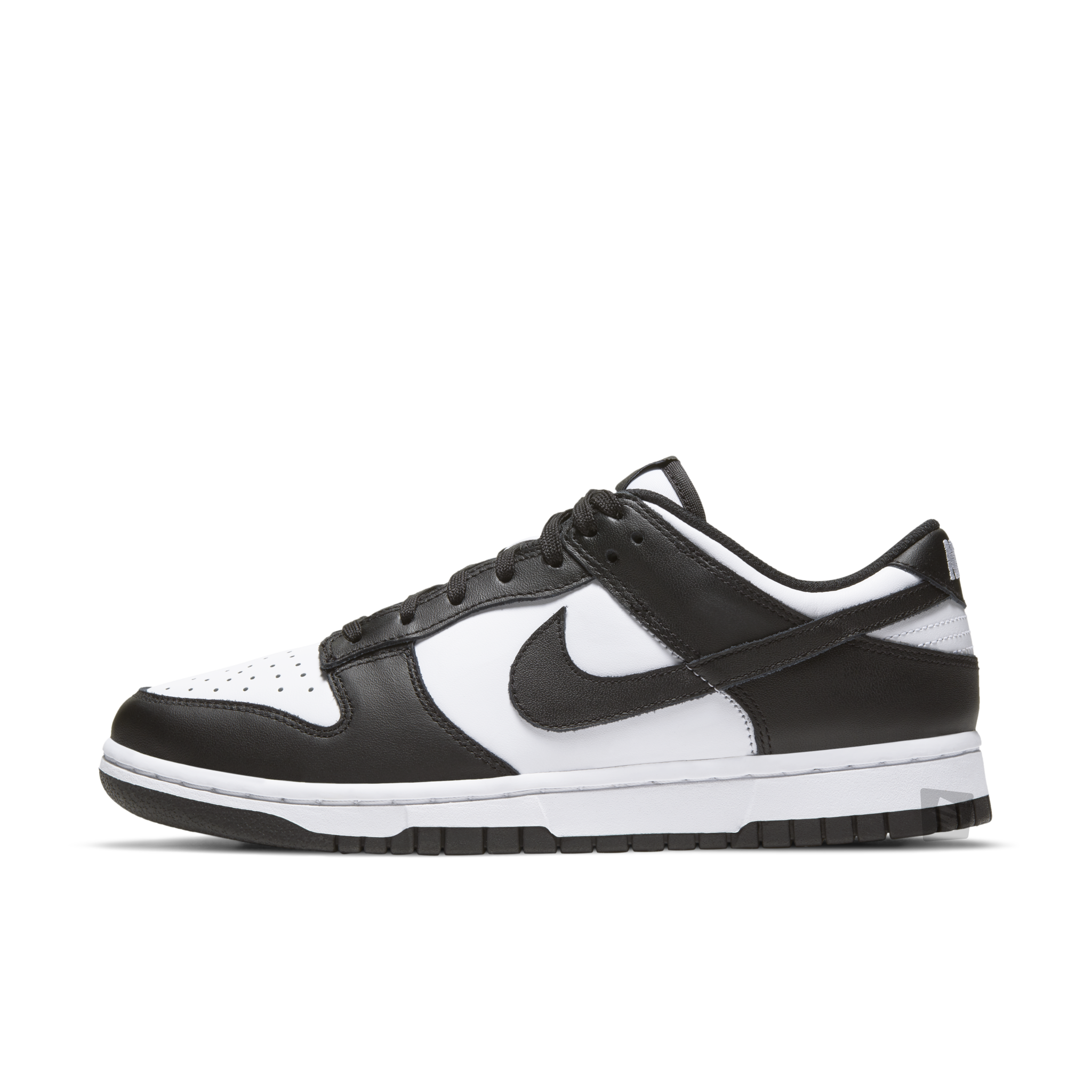 white and black dunks