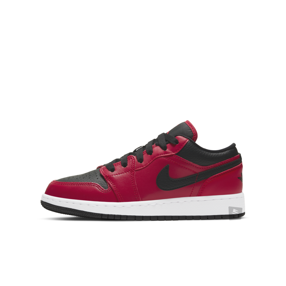 air jordan 1 low gym red black white