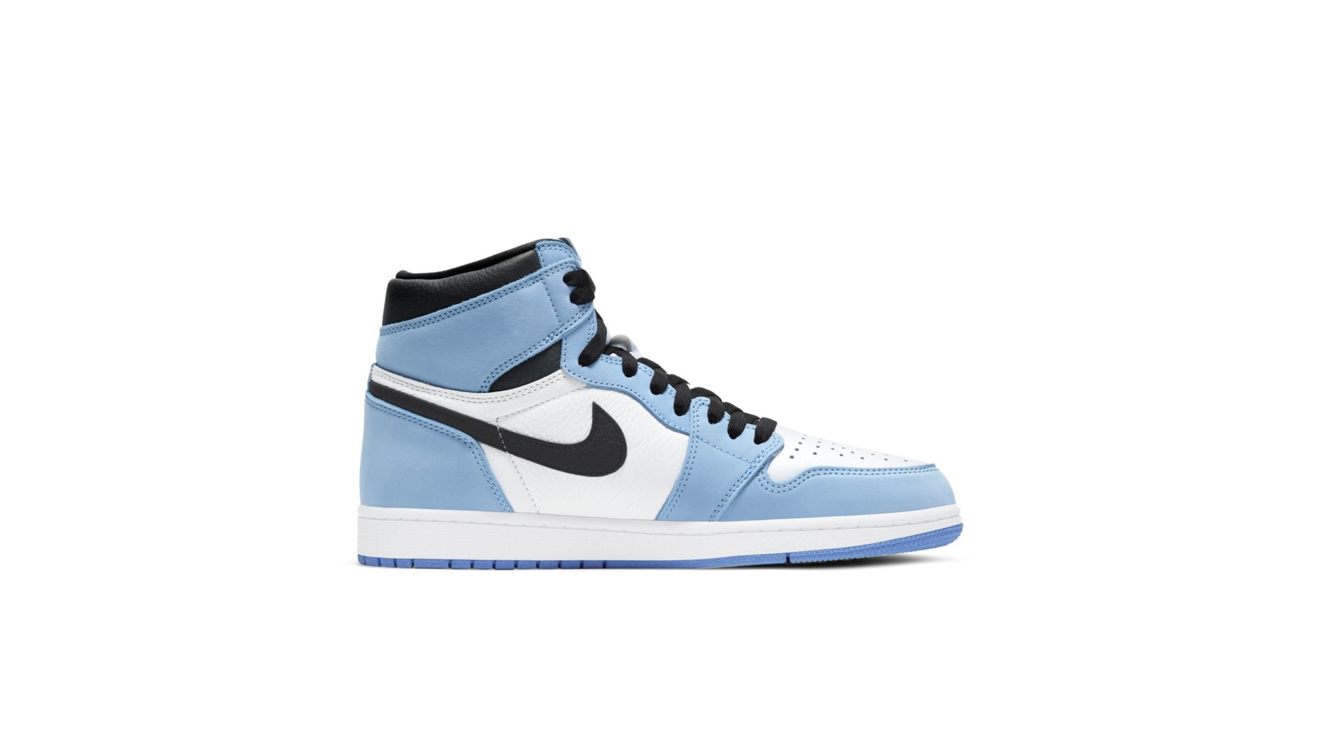 Air Jordan 1 High White University Blue Black Sneakin