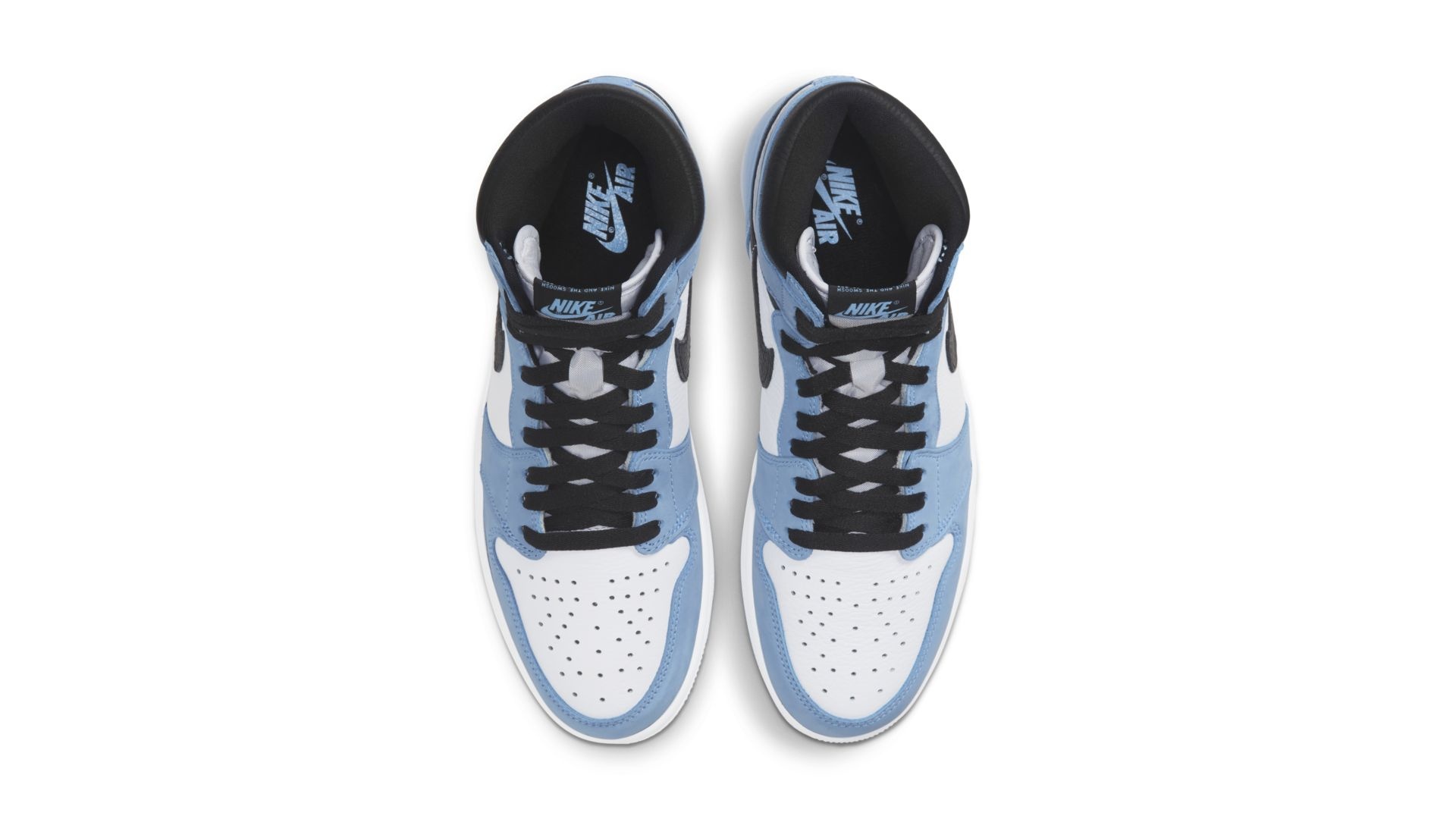 Air Jordan 1 High White University Blue Black Sneakin