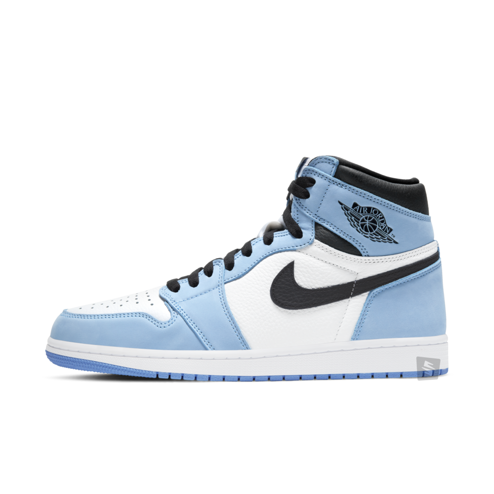 white n blue jordans