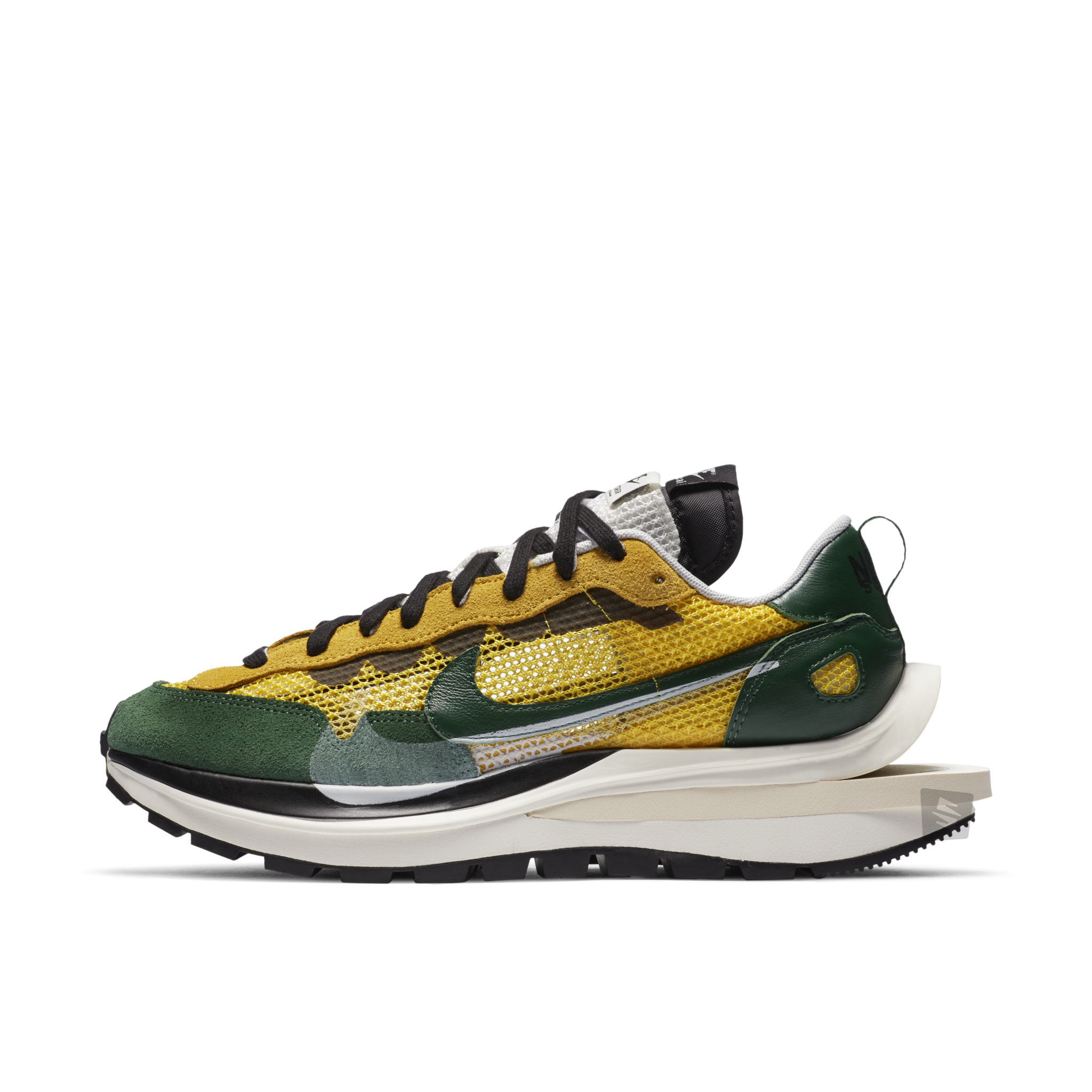 nike yellow and green shoes