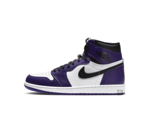 purple white air jordan 1