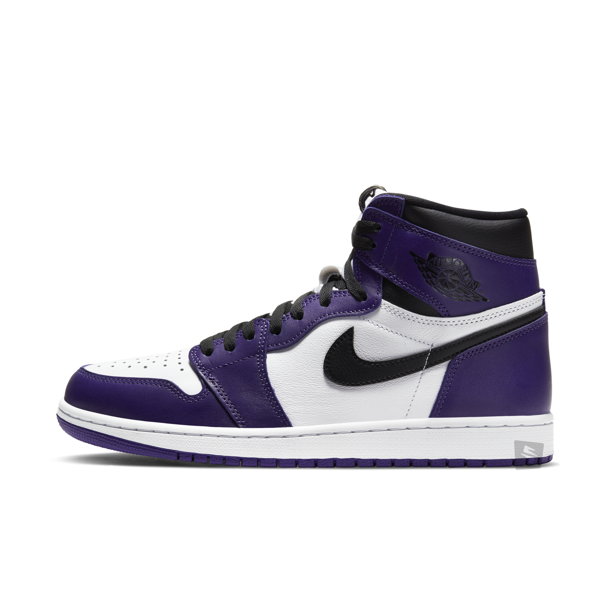 white & purple jordans