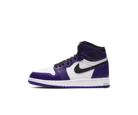 Air Jordan 1 High Court Purple White Sneakin