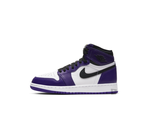 Air Jordan 1 High Court Purple White Sneakin