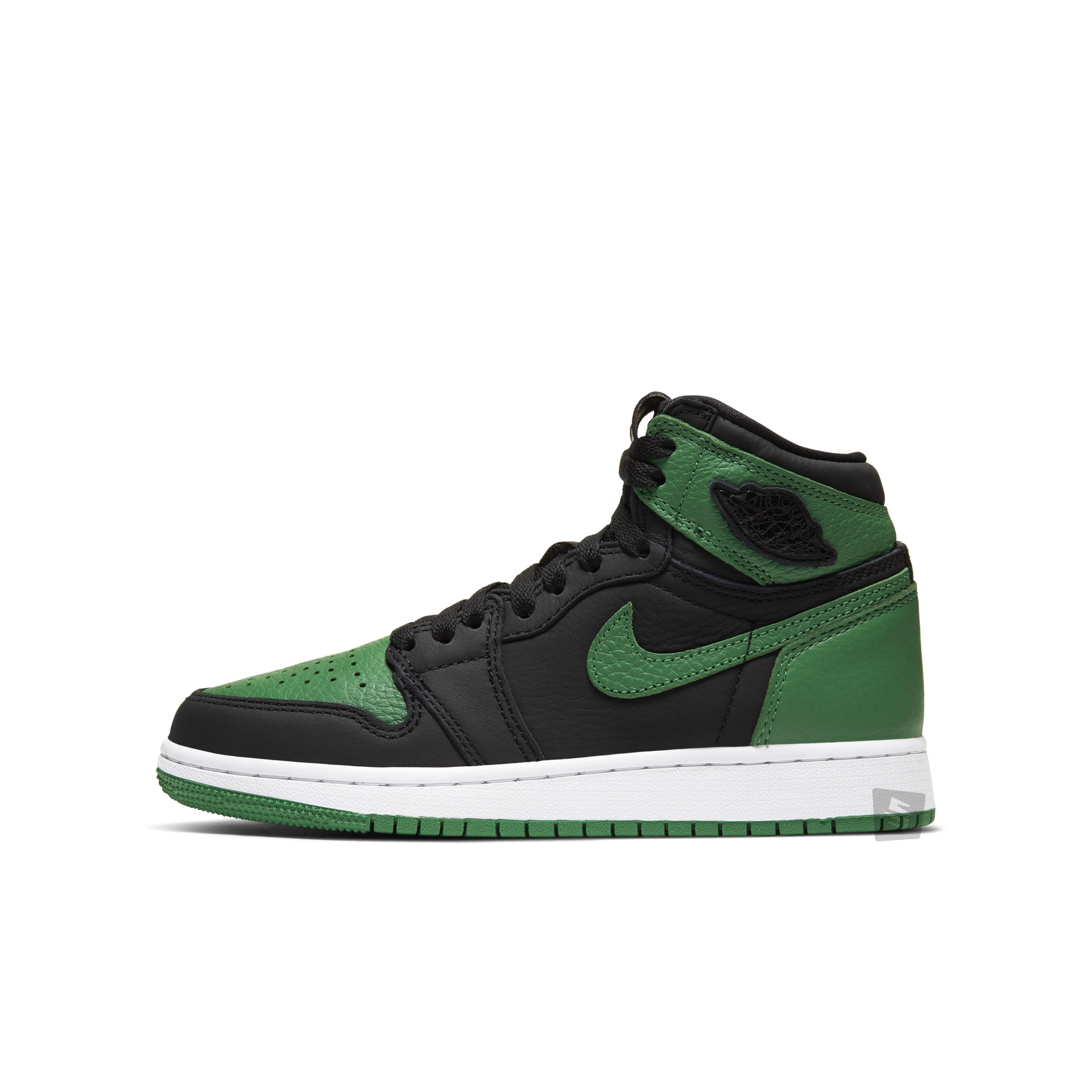 new green and black jordans