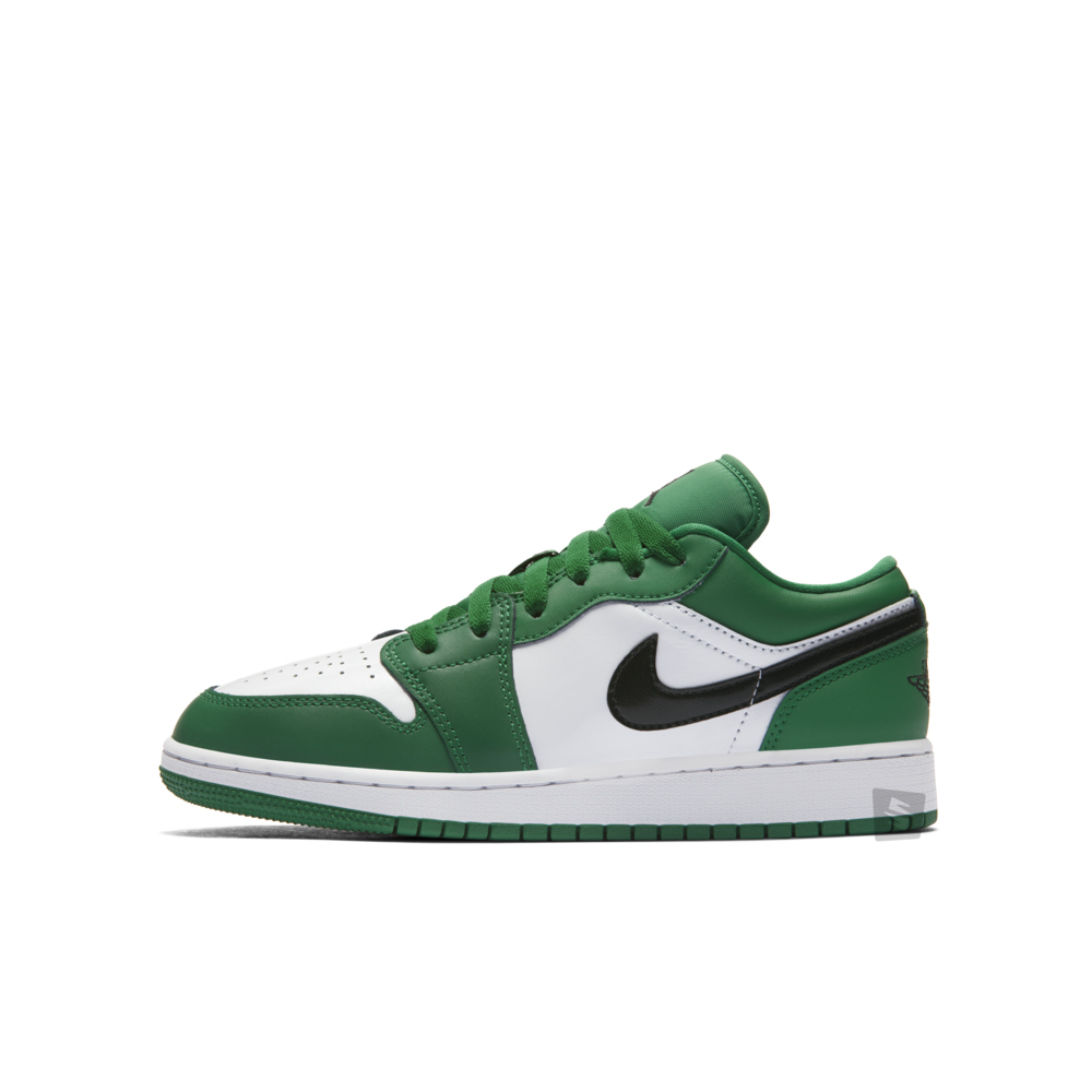 green and white jordan 1 low