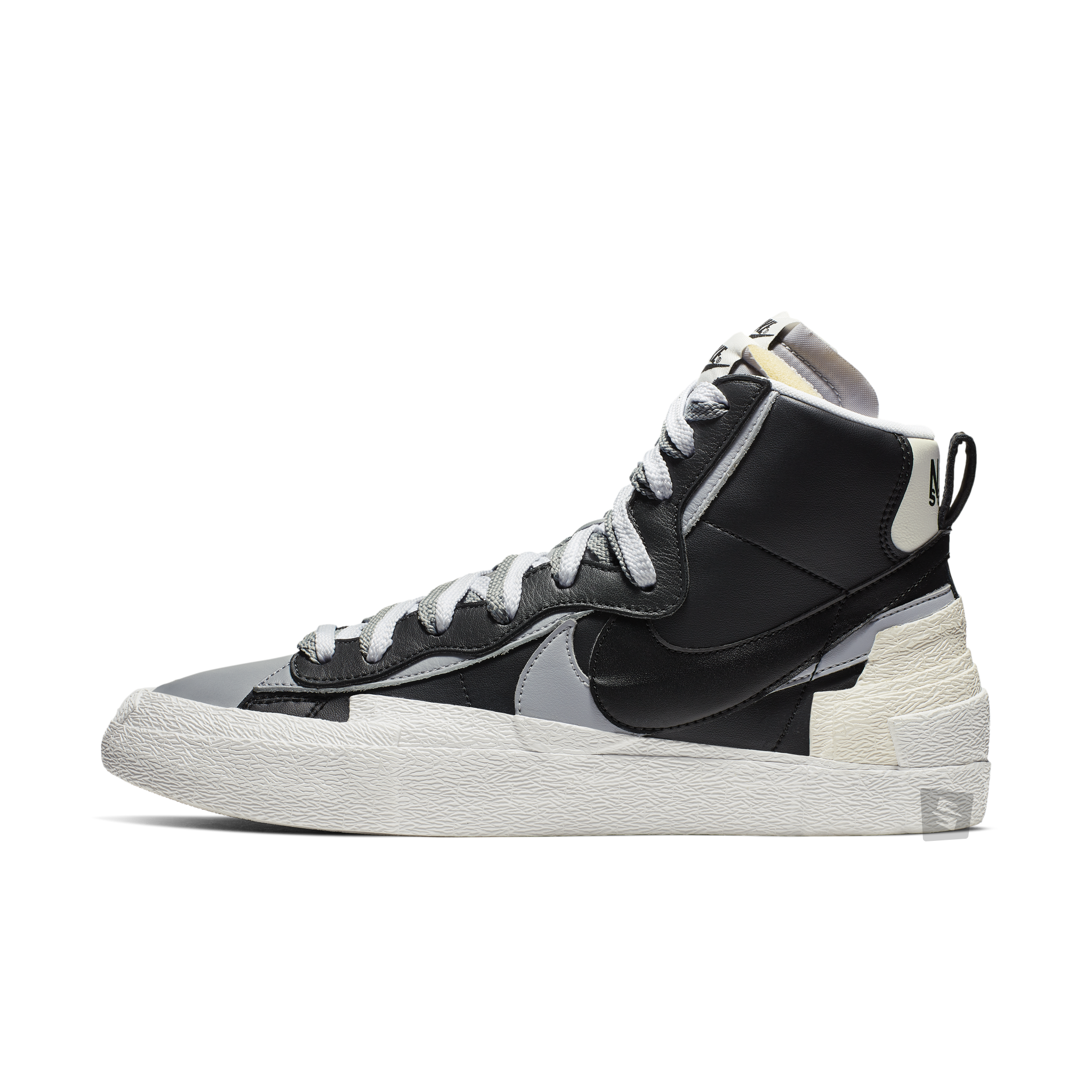 nike sacai black grey