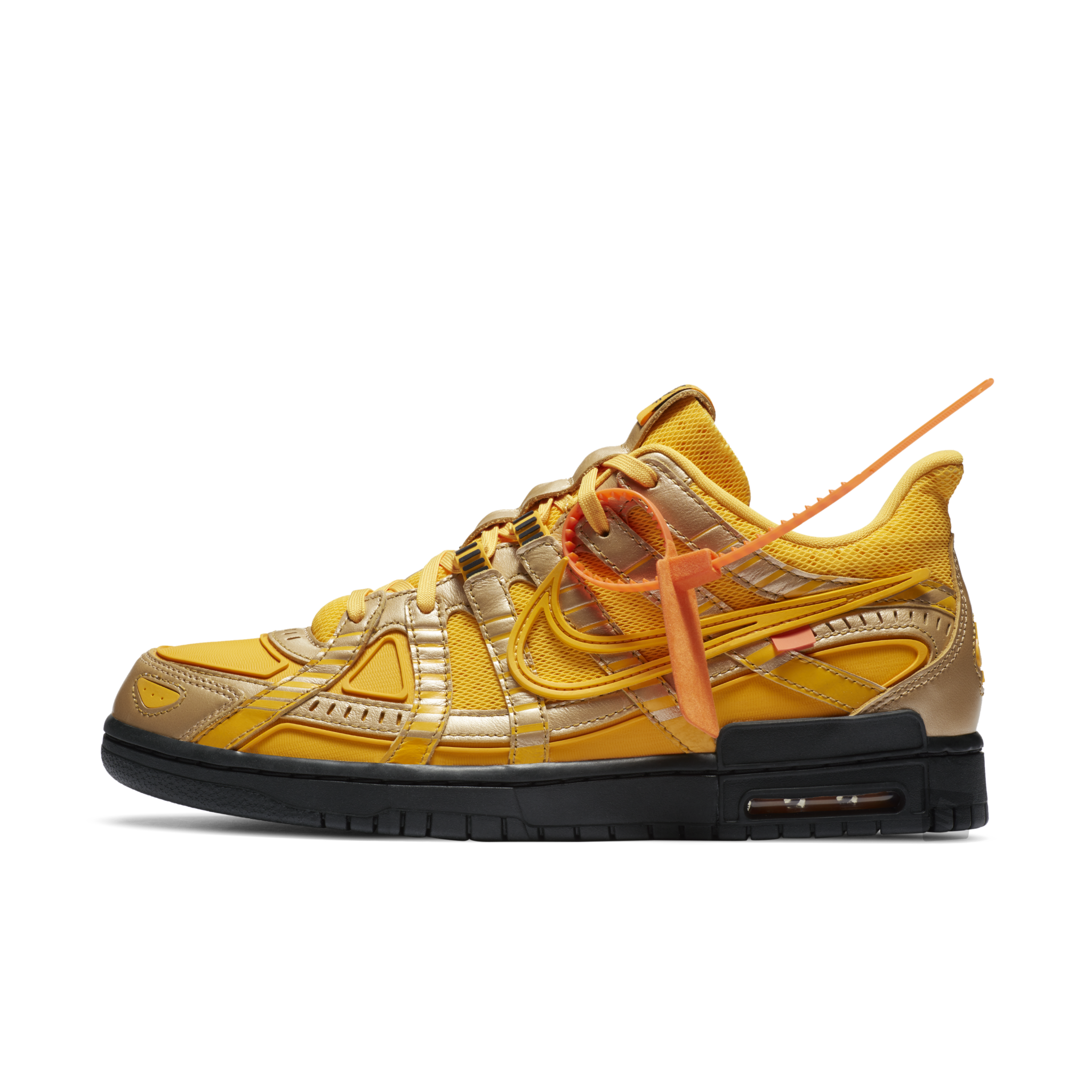 university gold off white dunks