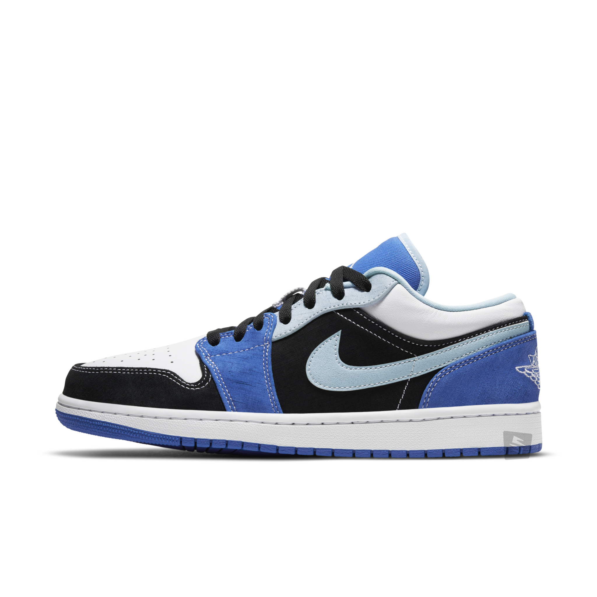 Air Jordan 1 Low Black Blue White Sneakin