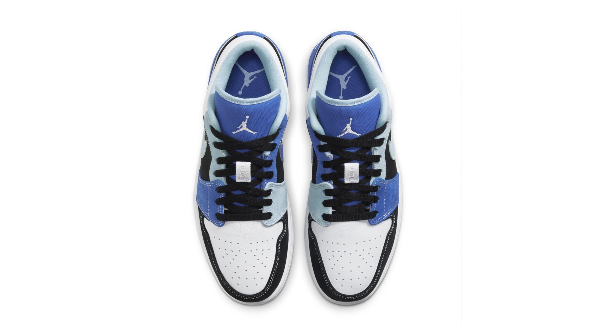 Air Jordan 1 Low Black Blue White Sneakin