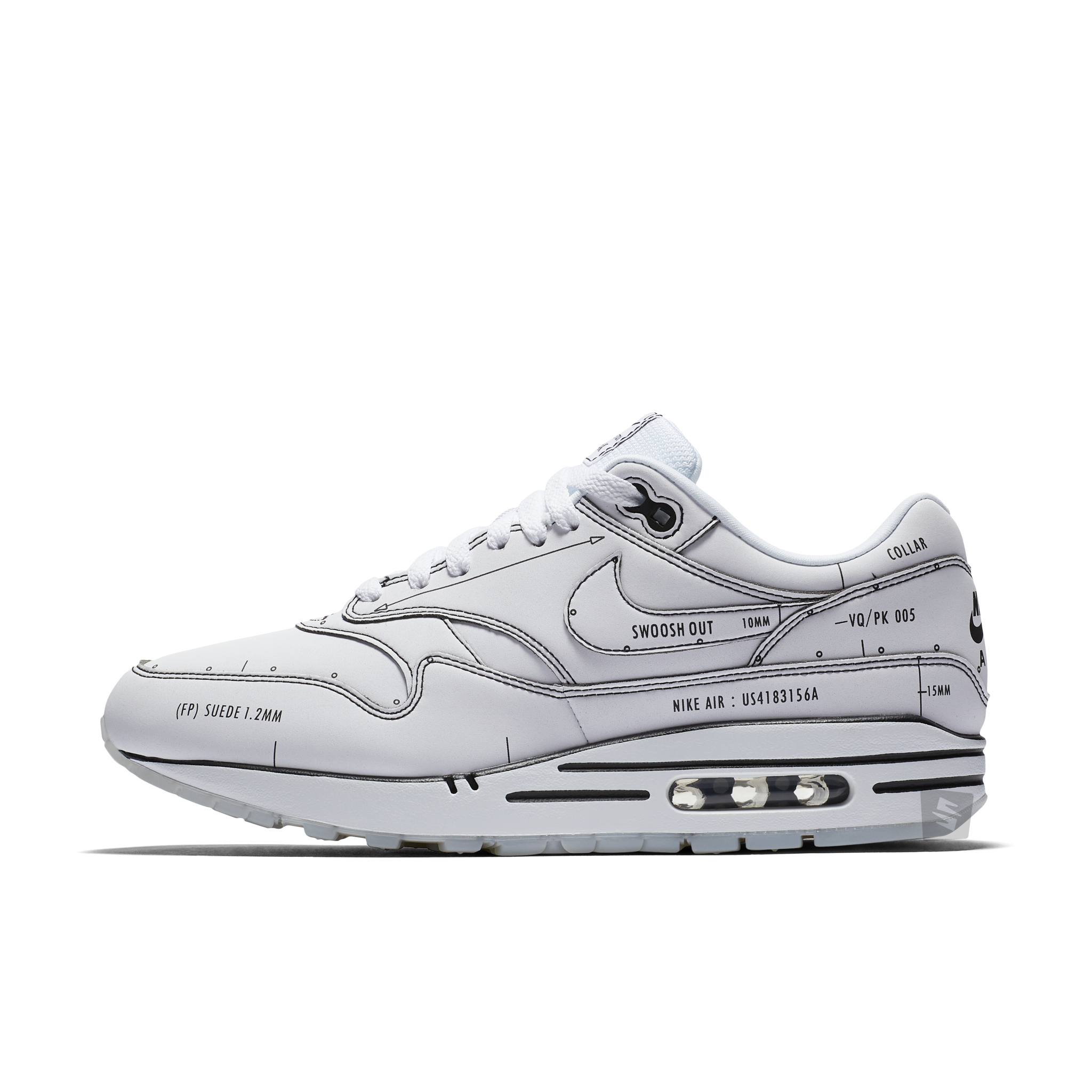 Nike Air Max 1 'Sketch To Shelf White 