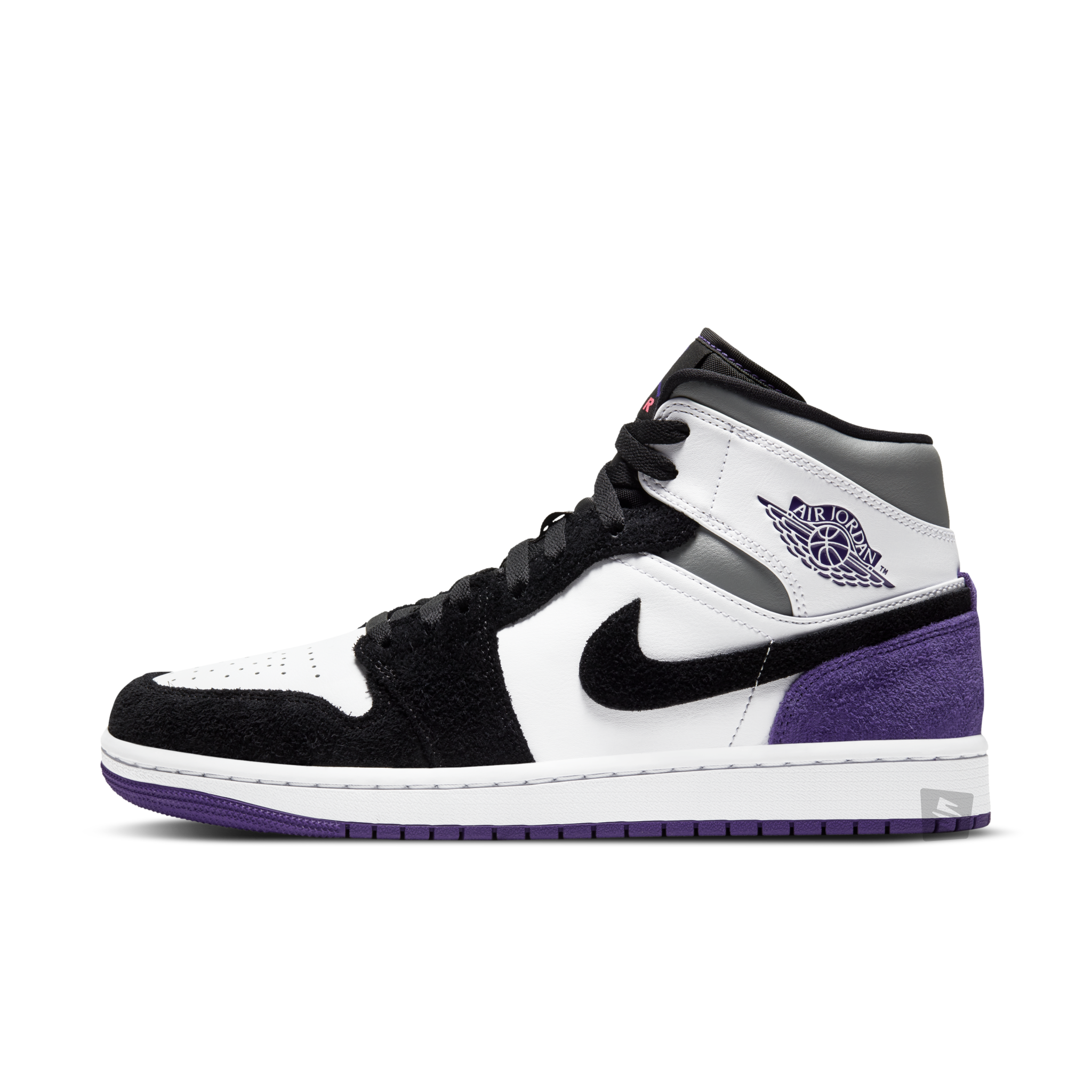 jordan aj1 mid purple