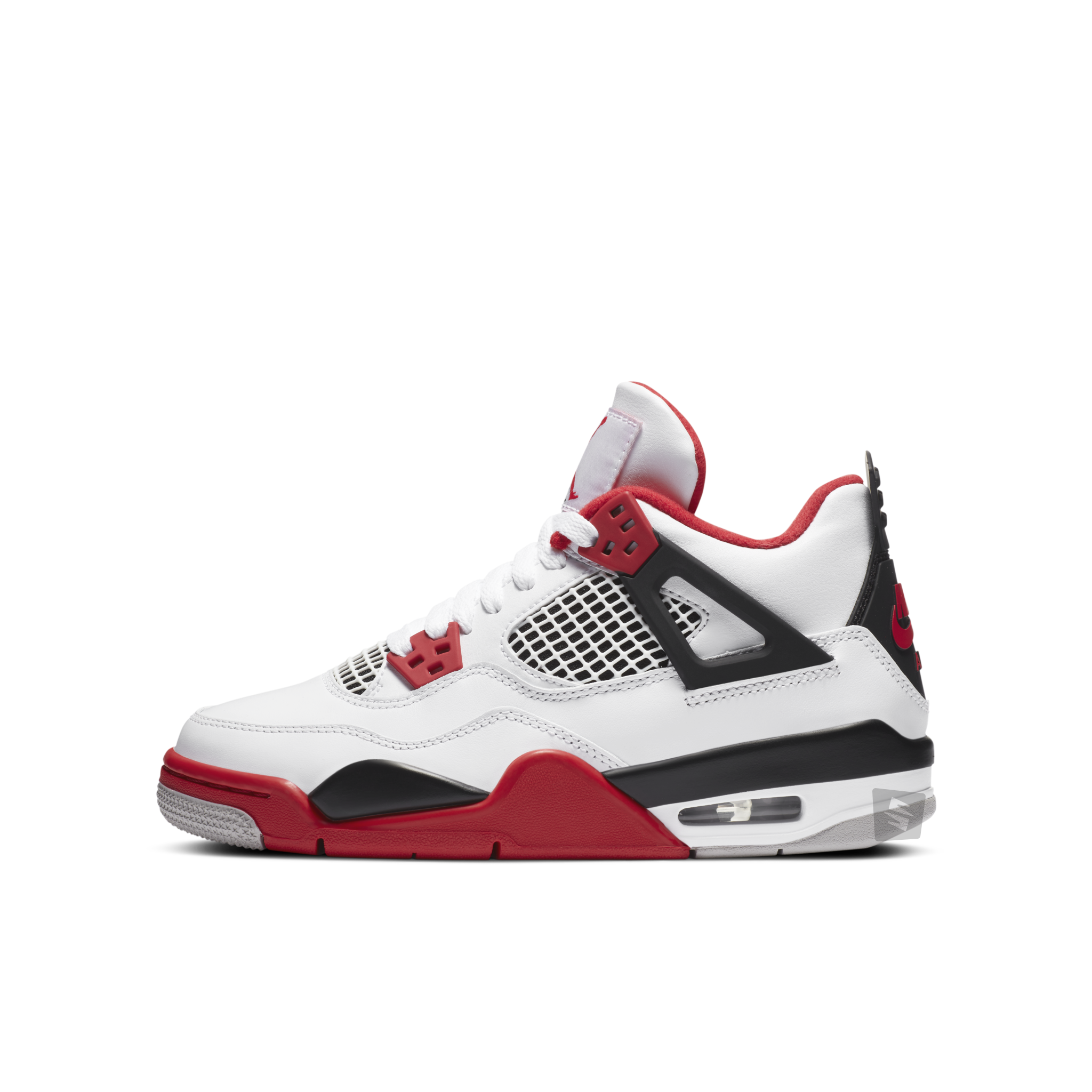 fire red jordan 4