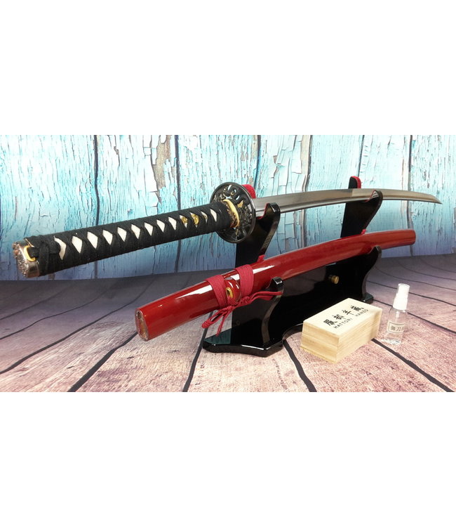 Damast staal samurai zwaard met Draak